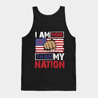 Anti Patriotism Design USA Tank Top